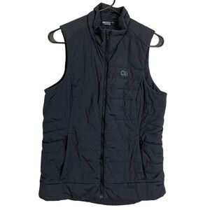 WOMEN'S BLACK OUTDOOR RESEARCH SHADOW INSULATED VEST  MEDIUM